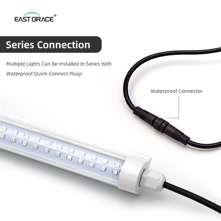 22W T8 Waterproof Integrated LED Tube Light factory